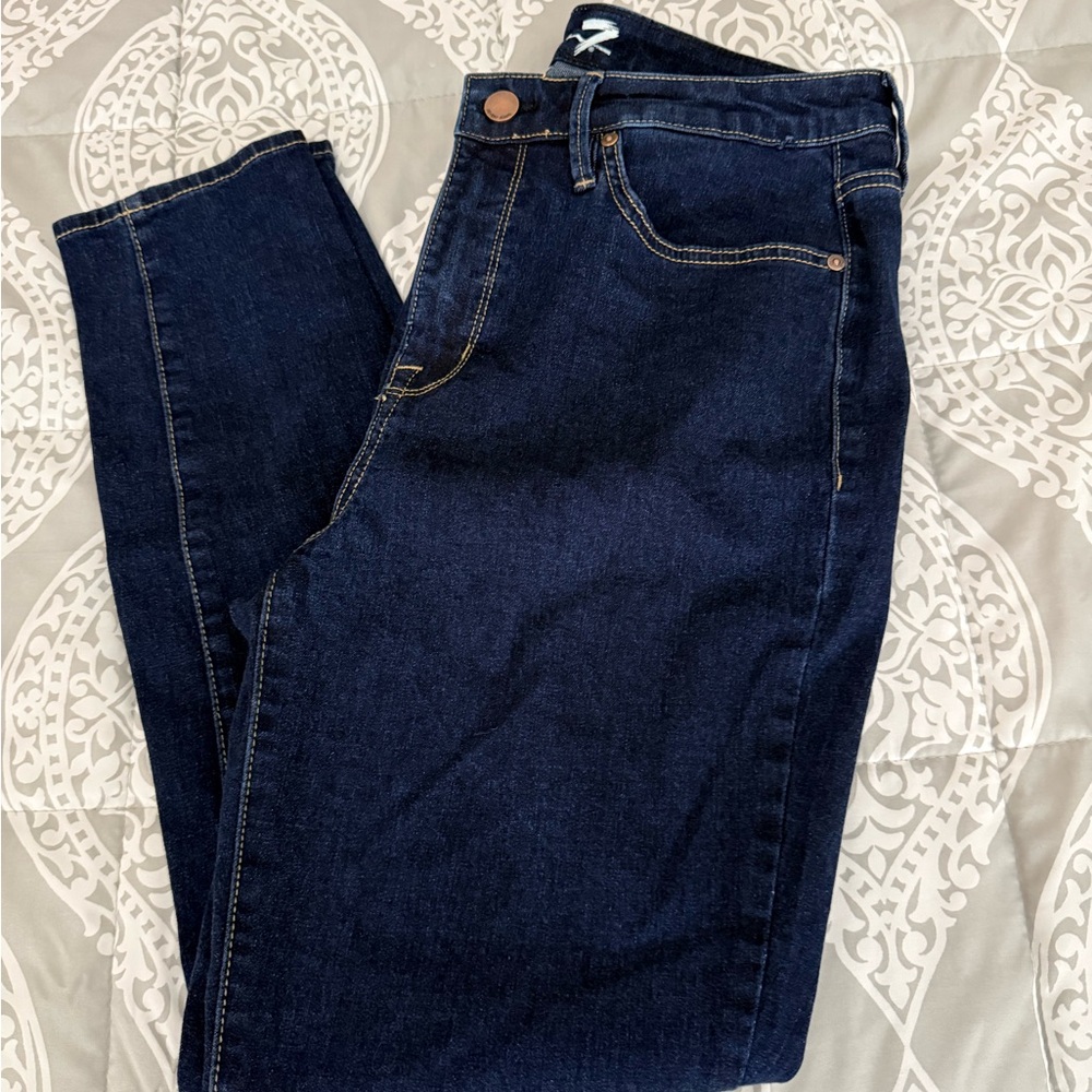 Seven7 Women's High Rise Dark Indigo Jeans
